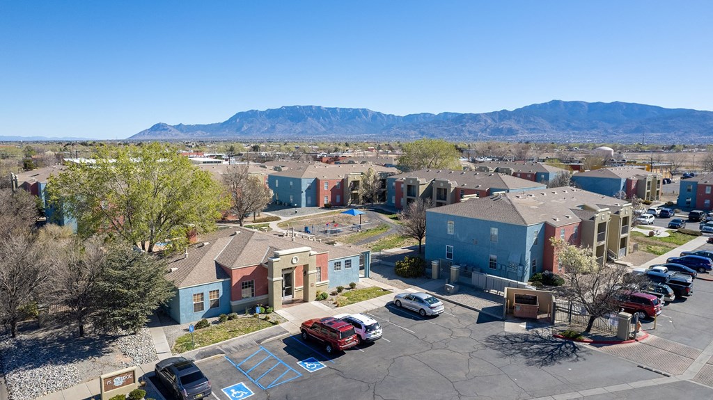 Arial View of Aspen Ridge Apartments in Albuquerque New Mexico